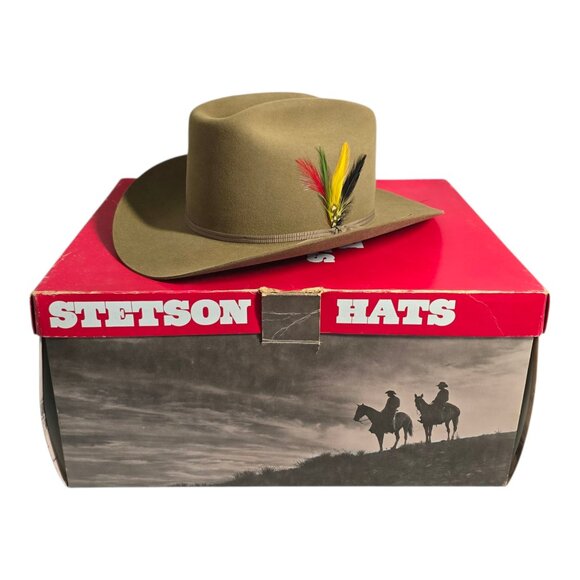 Stetson Range WF2050 4X Beaver Hat in Acorn 3" Brim Size 7 3/8 w/ Box Made USA - Picture 1 of 16